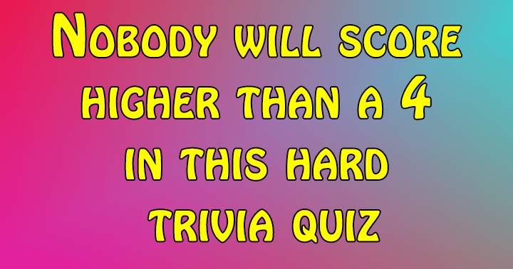 Hard Trivia Quiz