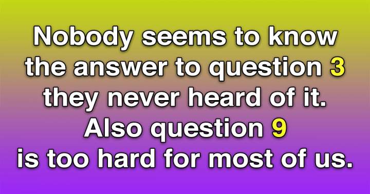 Get a firsthand experience of this knowledge quiz.
