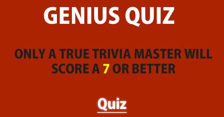Provide an alternative sentence structure for 'Genius Quiz'.