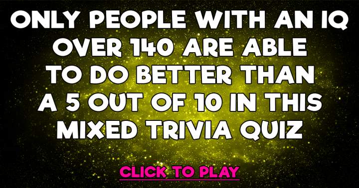 Trivia Quiz with a Mix of Questions