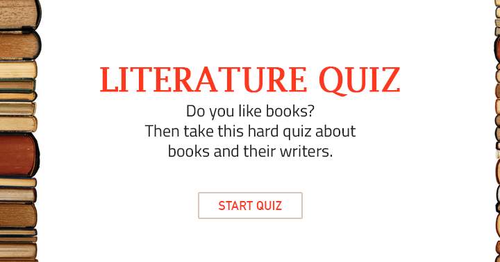 Quiz about books and it's writers.