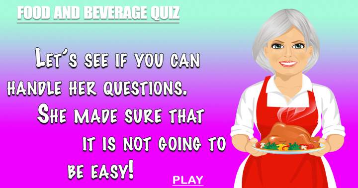 Culinary and Drinks Quiz