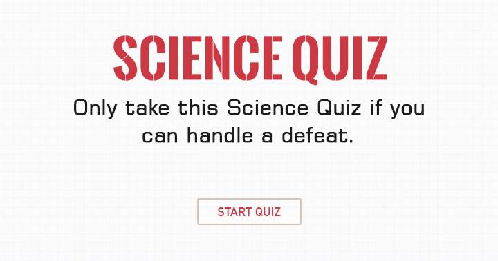 Only take this quiz if you can handle a defeat!