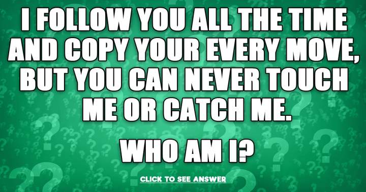 Who can solve this riddle?